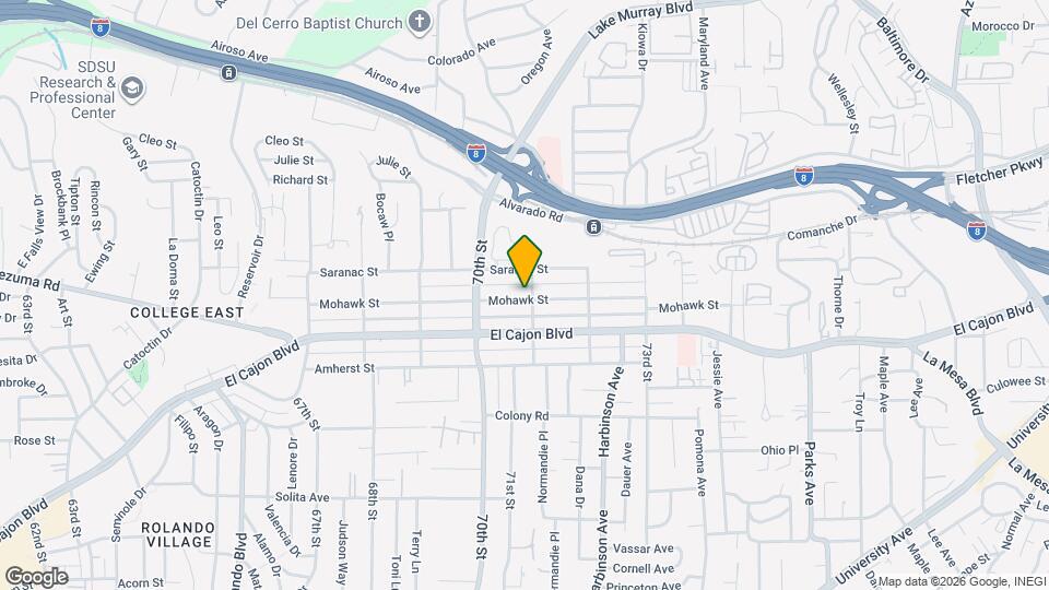 7080 Mohawk St Map and Location Details