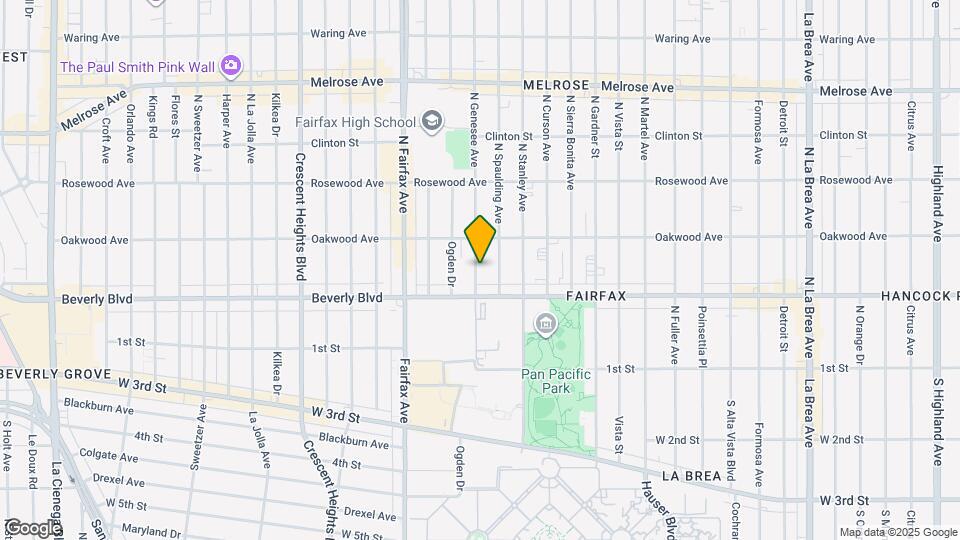 330 1/2 N Genesee Ave Mapa y Detalles de la Ubicación