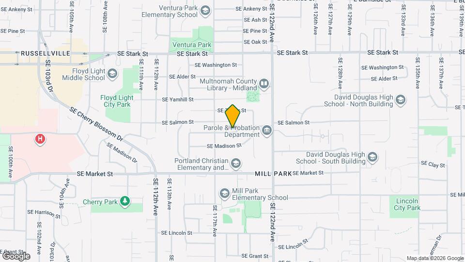 11807 SE Main St Map and Location Details