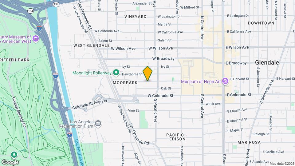 532 W Harvard St Mapa y Detalles de la Ubicación