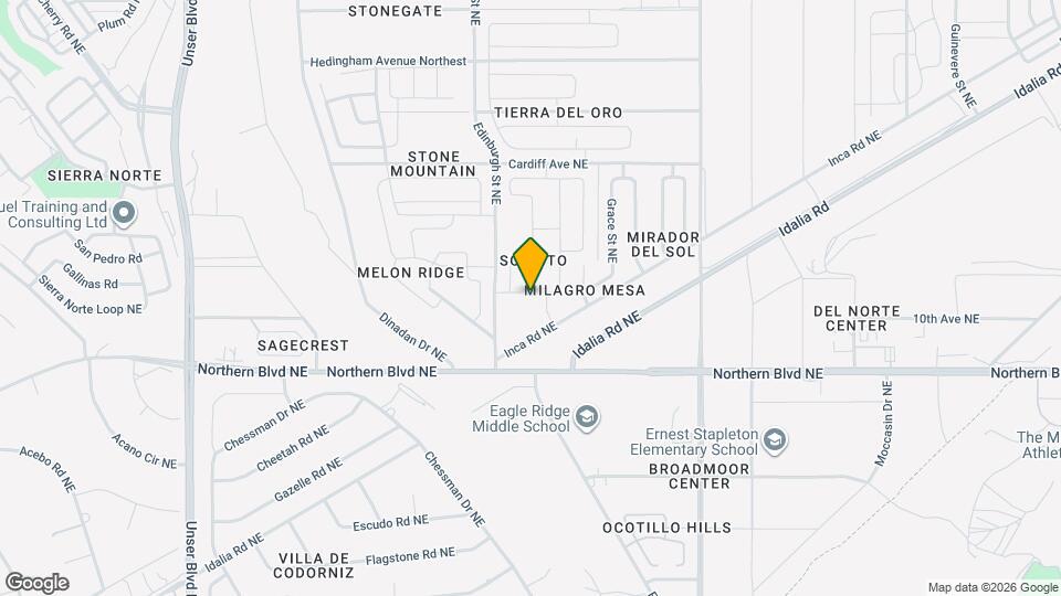 1830 Goldenflare Loop NE Map and Location Details