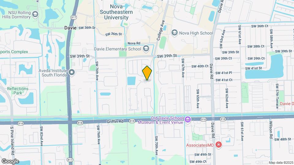 7030 SW 41st Pl Map and Location Details