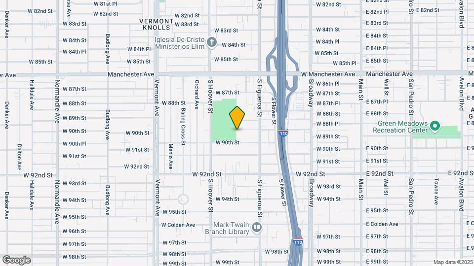 558 W 89th St-Unit -89(558 1/2B) Mapa y Detalles de la Ubicación