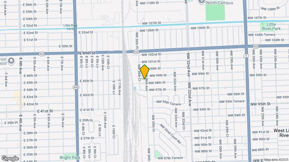 3603 NW 98th St Map and Location Details