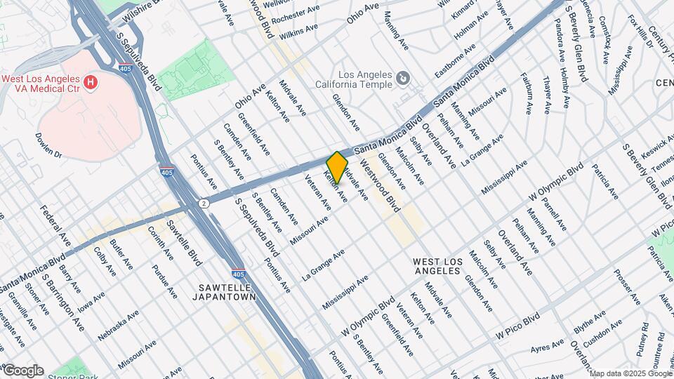 1861 Kelton Ave, Unit 4 Mapa y Detalles de la Ubicación