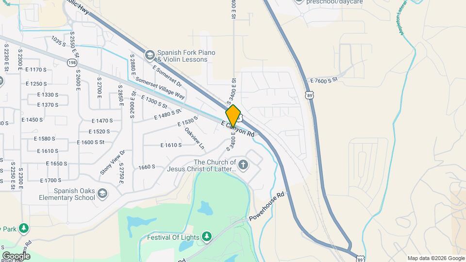 1432 S 3680 E Map and Location Details