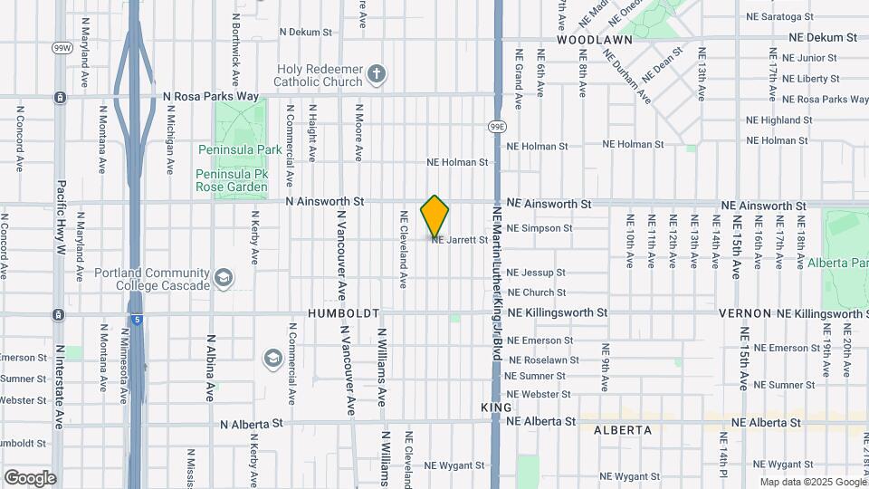 5774 NE Rodney Ave Map and Location Details