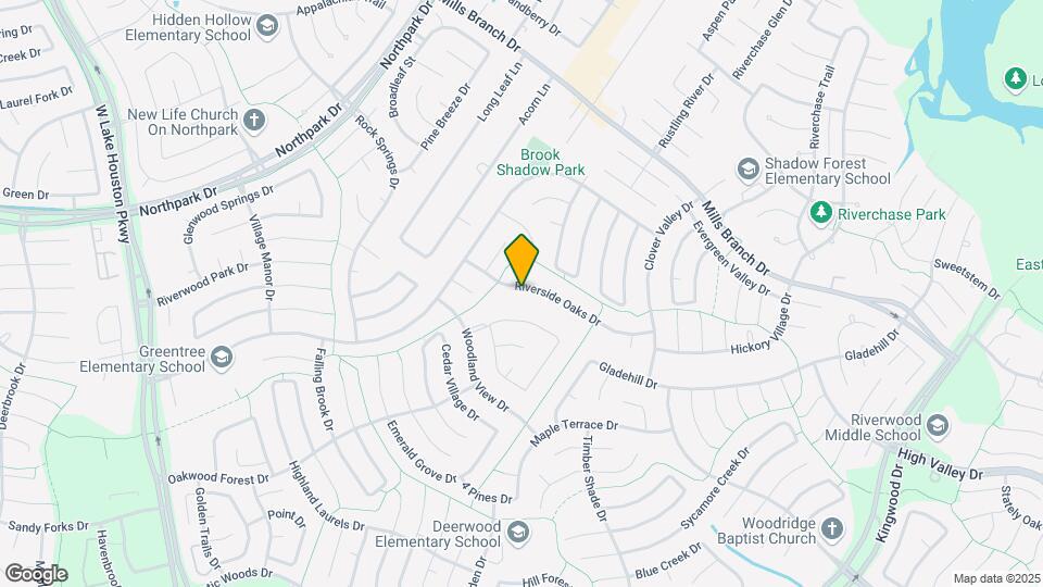 4414 Riverside Oaks Dr Map and Location Details