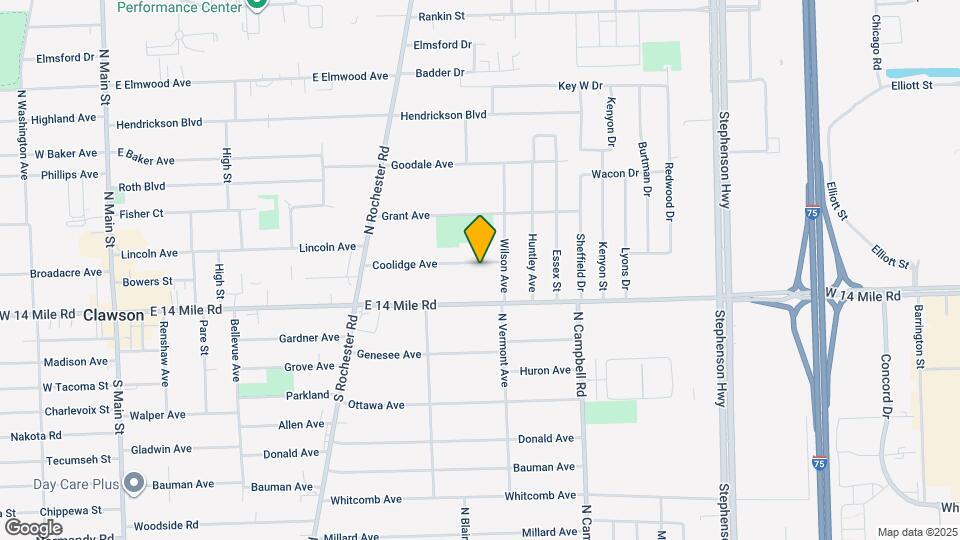 1048 Coolidge Ave Map and Location Details