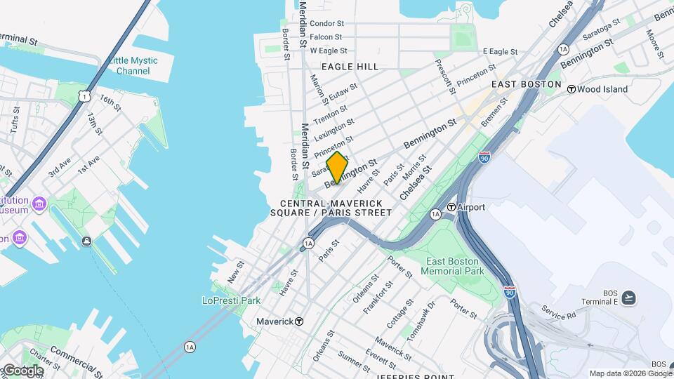 184 London St Map and Location Details