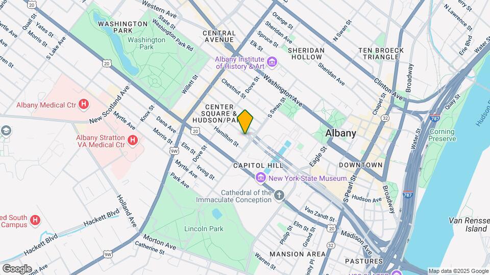 242 Hudson Ave, Unit Garden Map and Location Details