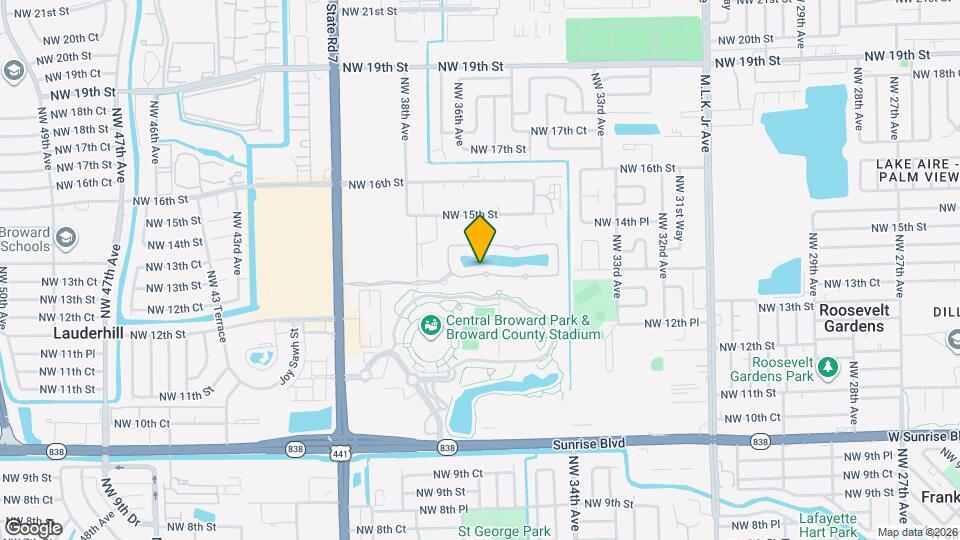 3563 NW 13th St Map and Location Details