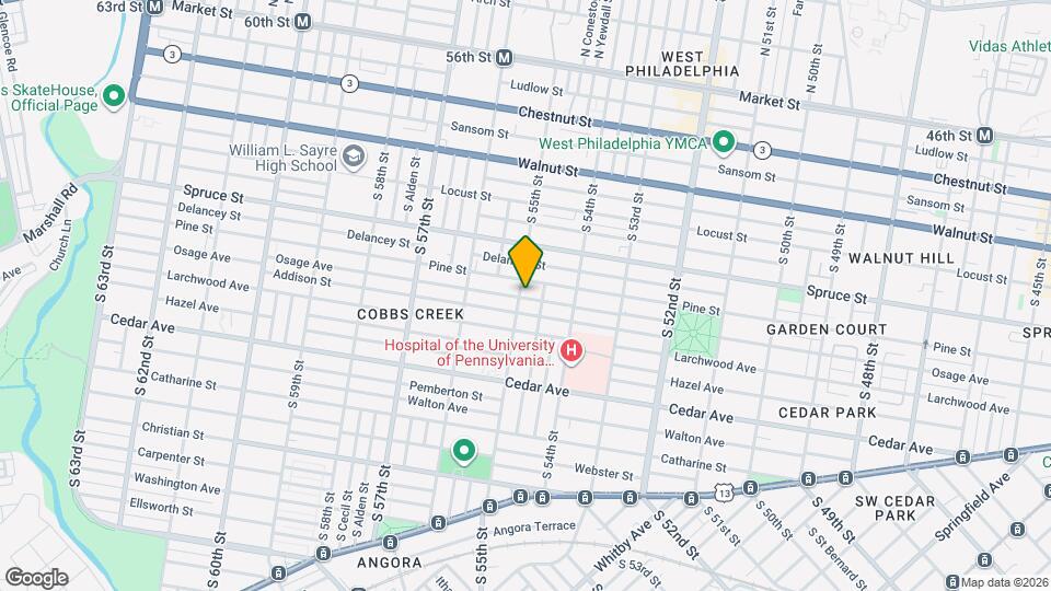 413 S 55th St Map and Location Details