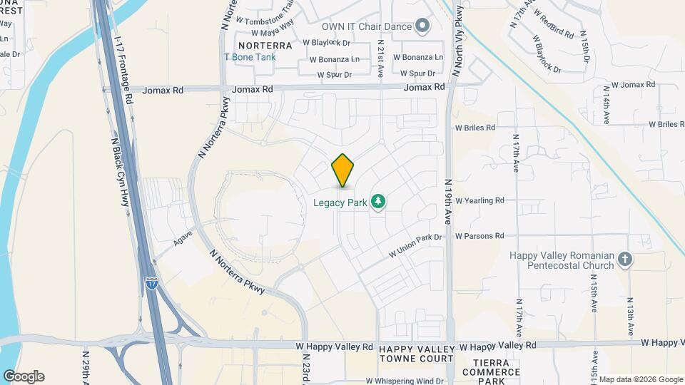 25822 N 20th Ln Map and Location Details