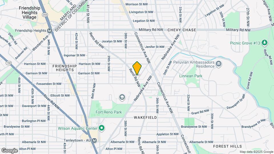 5100 Chevy Chase Pkwy NW Map and Location Details
