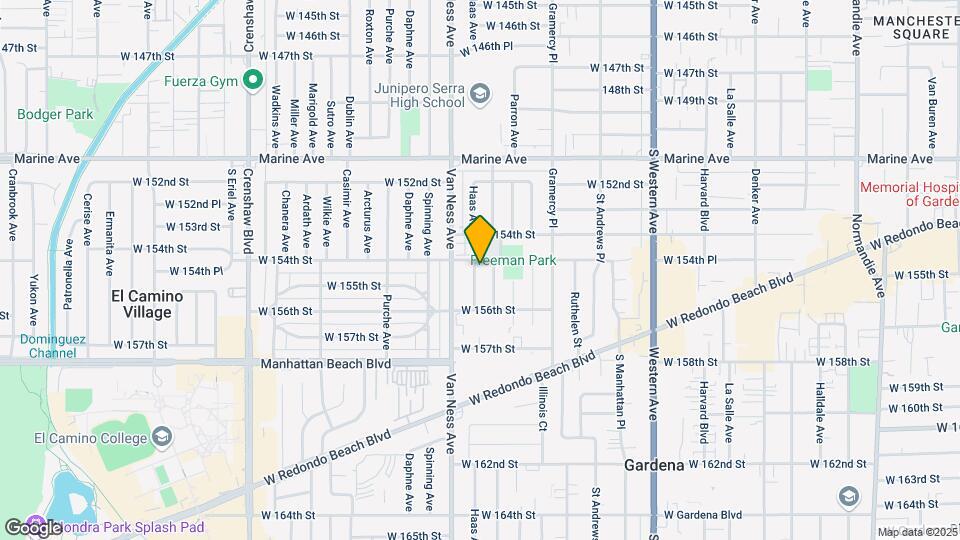 15408 Haas Ave Map and Location Details