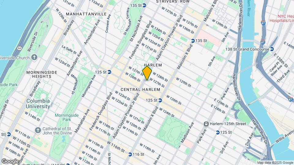 177 W 126th St Map and Location Details