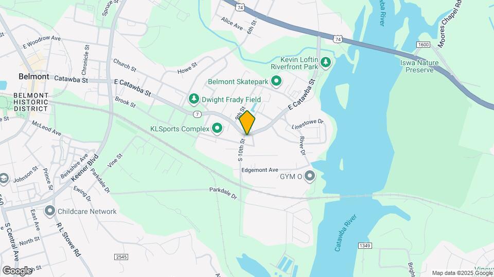 816 E Catawba St Map and Location Details