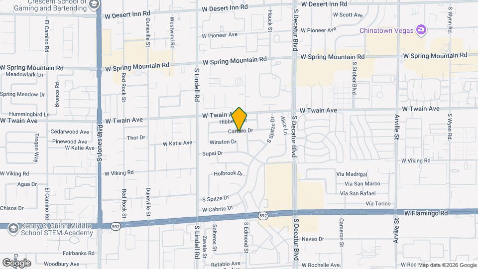 5253 Cartaro Dr Map and Location Details