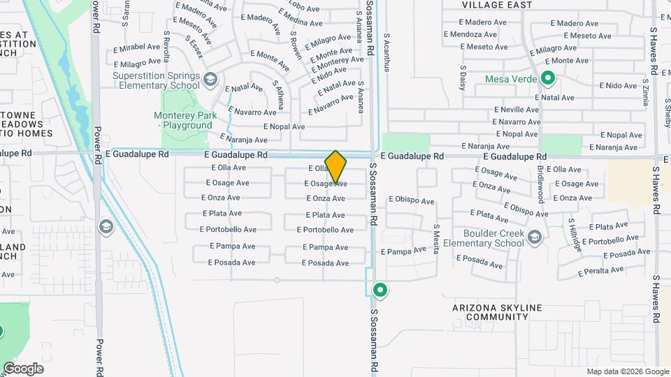 7465 E Osage Ave Map and Location Details