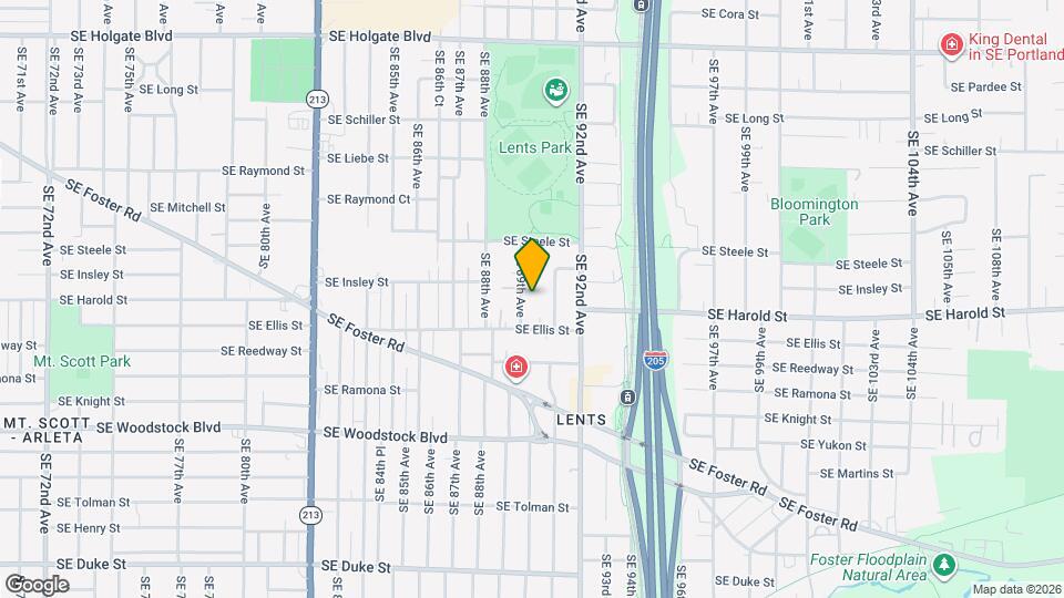 5424 SE 89th Ave Map and Location Details