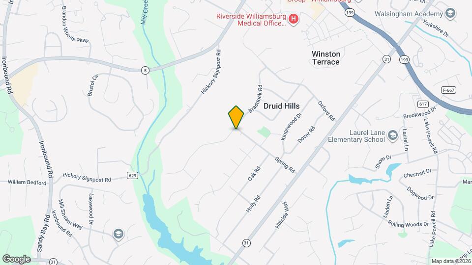 134 Braddock Rd Map and Location Details
