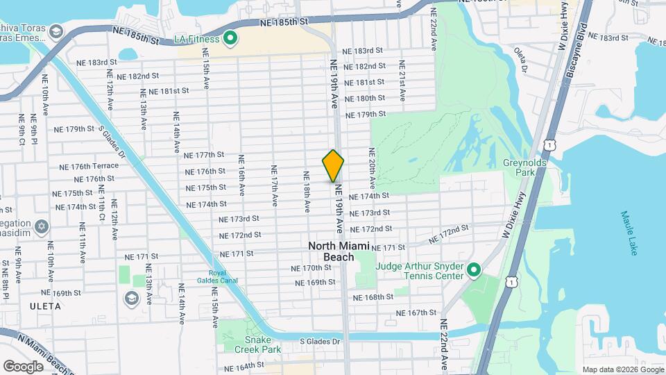 17470 NE 19th Ave Map and Location Details