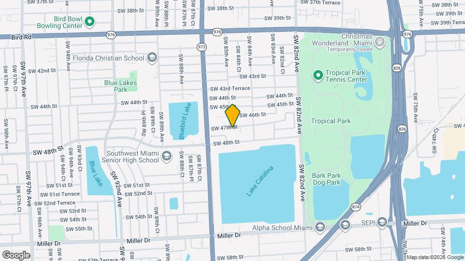 8490 SW 47th St Map and Location Details