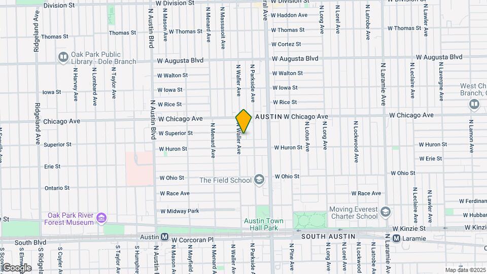723 N Waller Ave, Unit 2 Map and Location Details