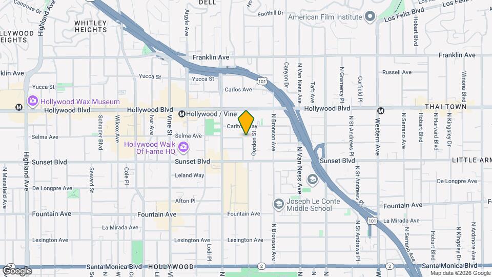 1570 La Baig Ave Map and Location Details