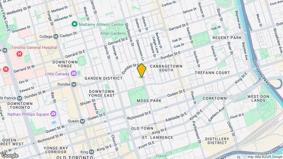 194 Sherbourne St Map and Location Details