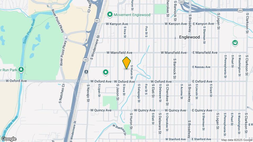 4030 S Inca St Map and Location Details