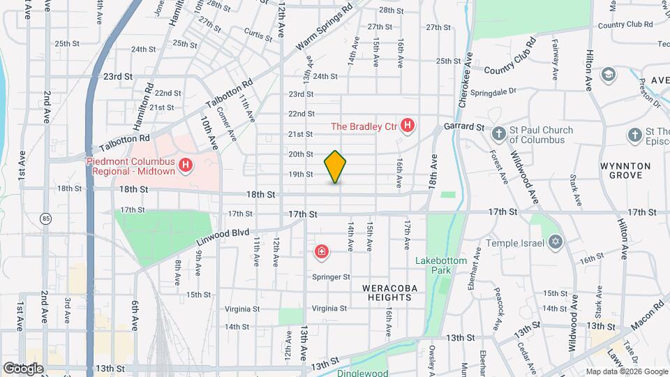 1341 18th St Map and Location Details