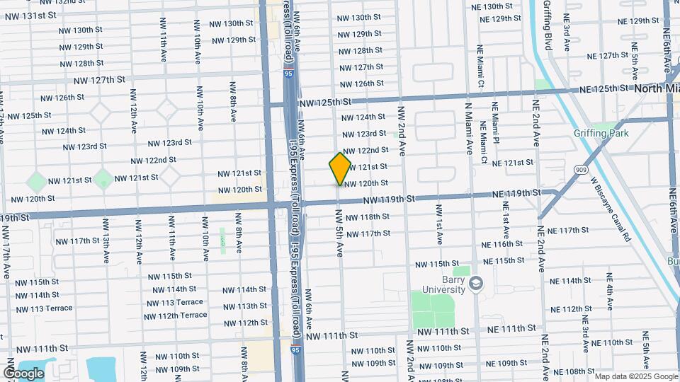 11925 NW 5th Ave Map and Location Details