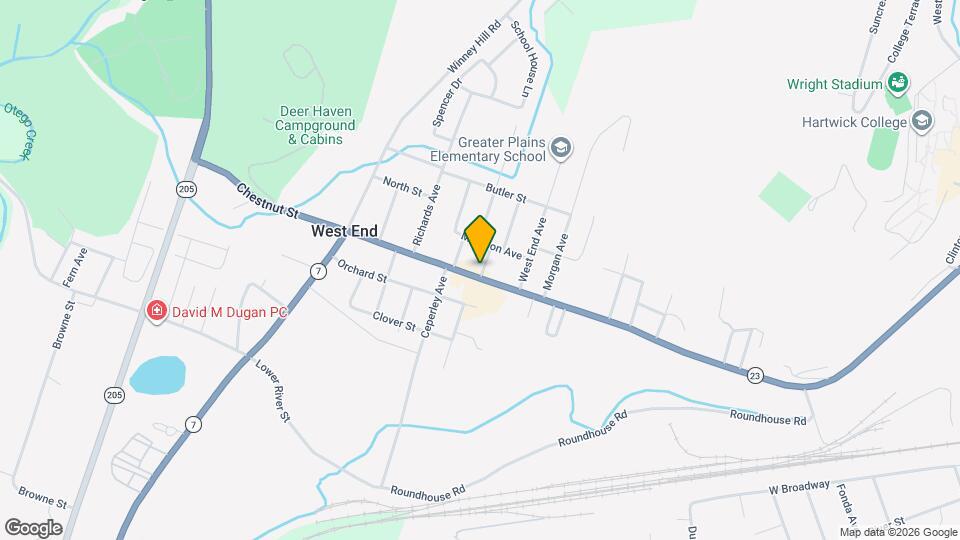 382 Chestnut St Map and Location Details