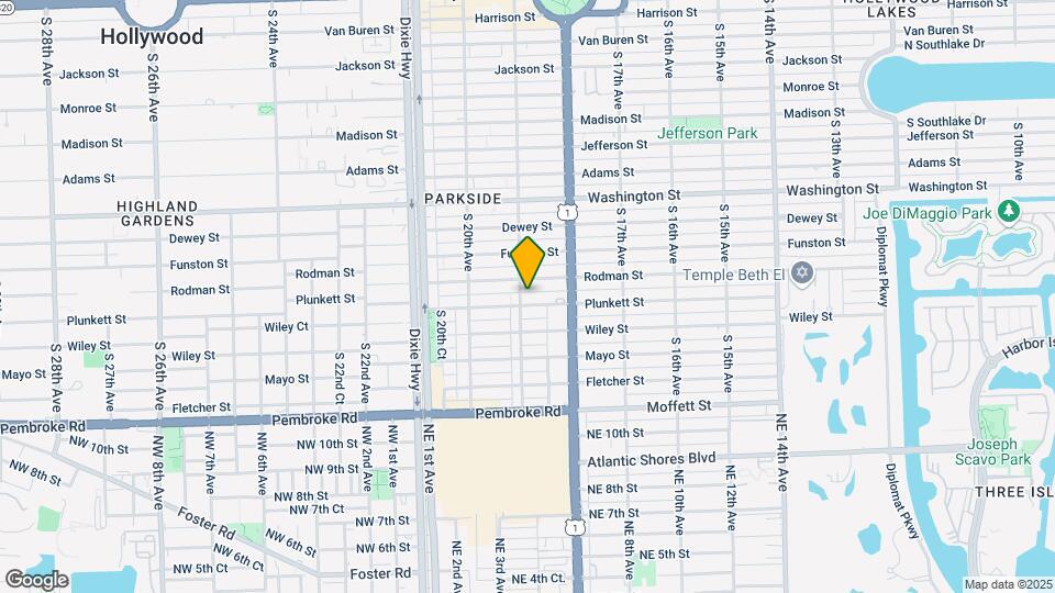 1855 Plunkett St Mapa y Detalles de la Ubicación