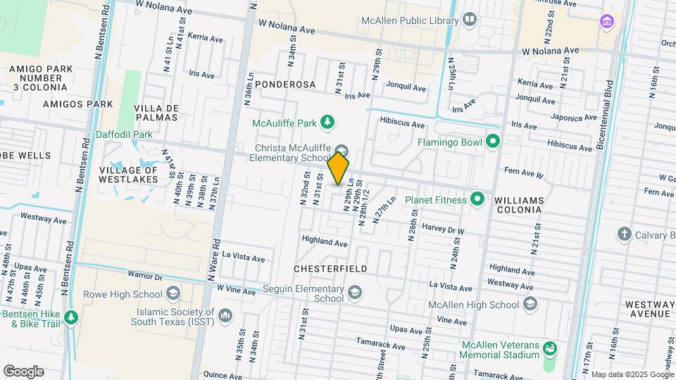 2916 Camellia Ave Map and Location Details
