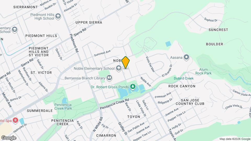 3475 Grossmont Dr Map and Location Details