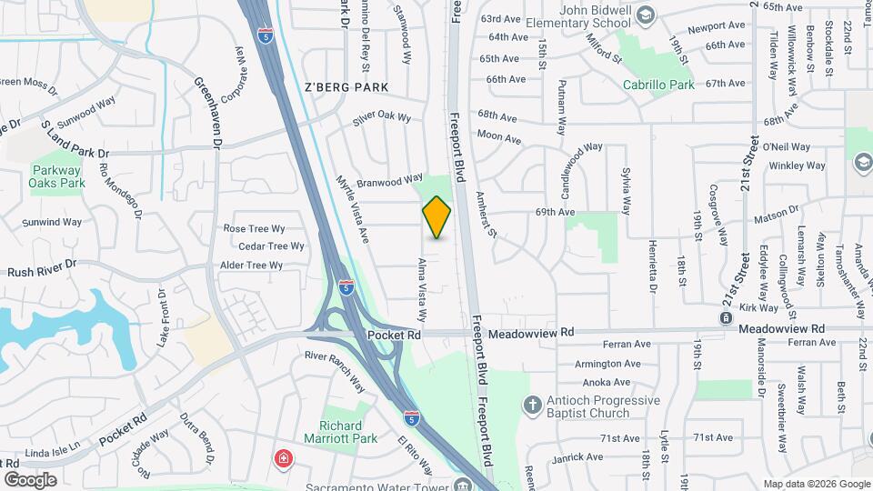7515 Alma Vista Wy Map and Location Details