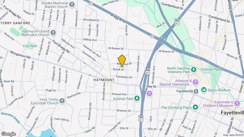 1010 Brook St Map and Location Details