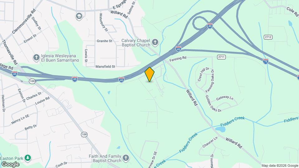 1708 Rolling Meadow Ct Map and Location Details