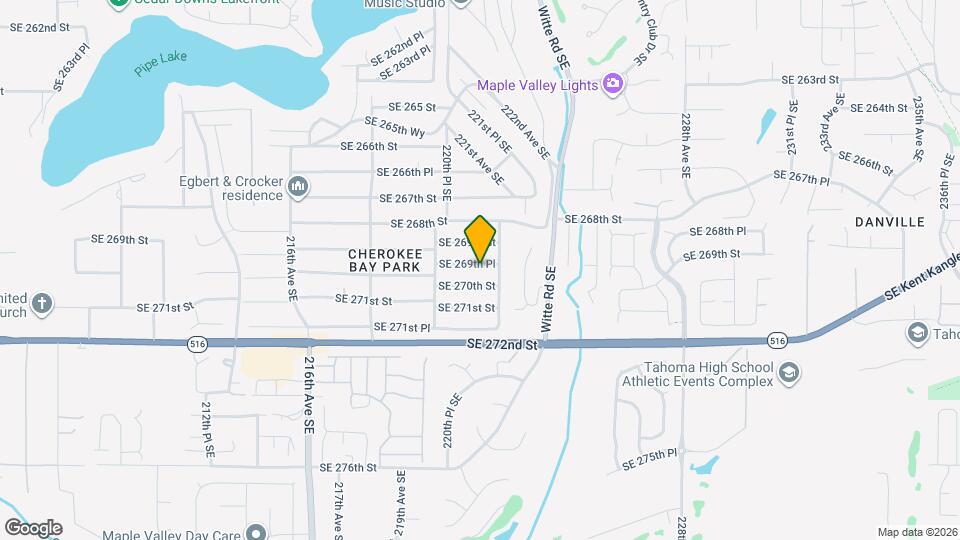 22043 SE 269th Pl Map and Location Details