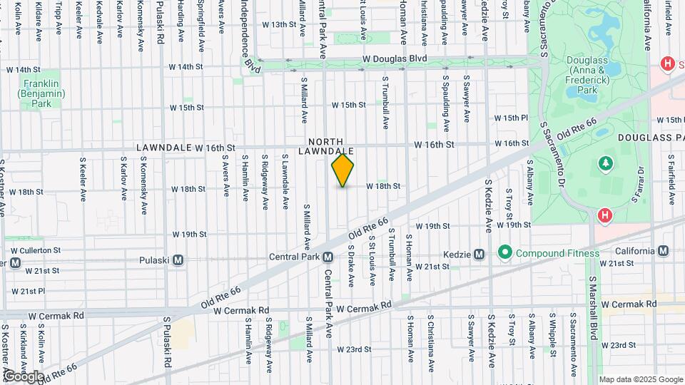 1804 S Drake Ave Map and Location Details