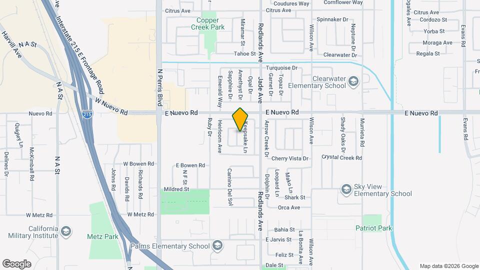 1505 Medallion Ct Map and Location Details