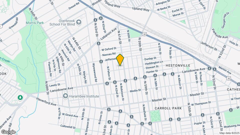 1709 N Robinson St Map and Location Details