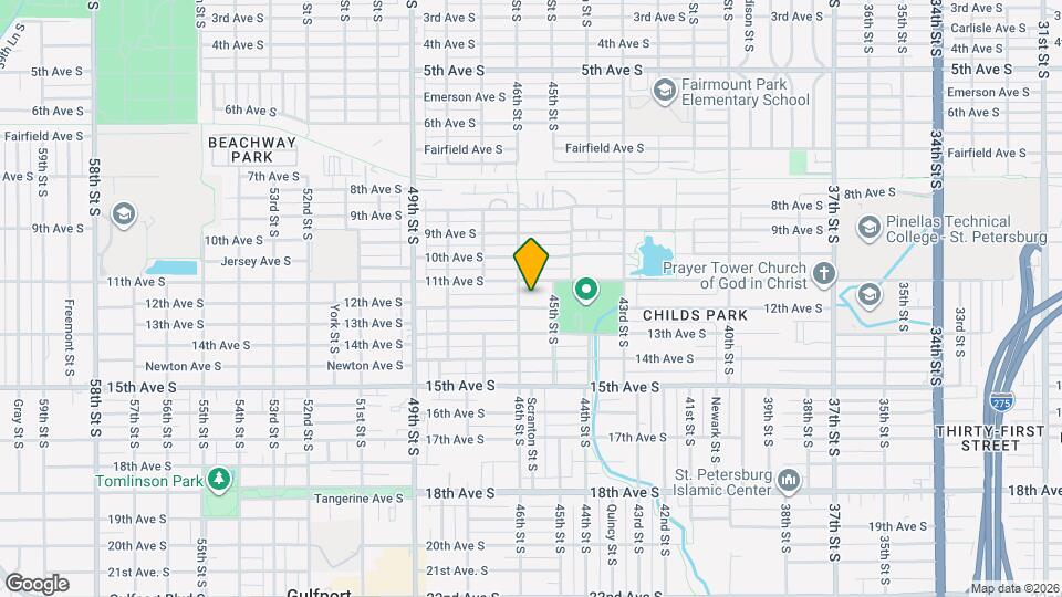 4545 12th Ave S Map and Location Details