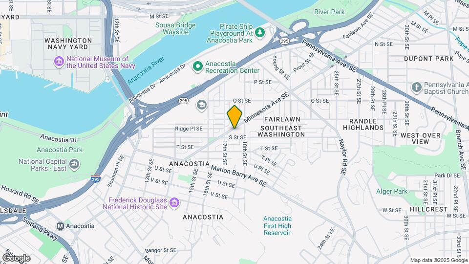 1721 Minnesota Ave SE Map and Location Details