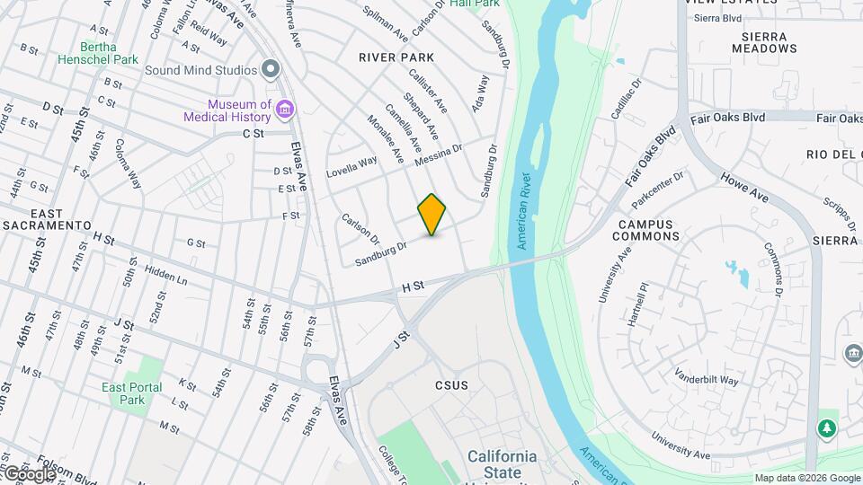 350 Sandburg Dr Map and Location Details