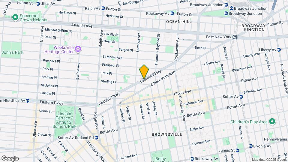 1576 Eastern Pky Mapa y Detalles de la Ubicación