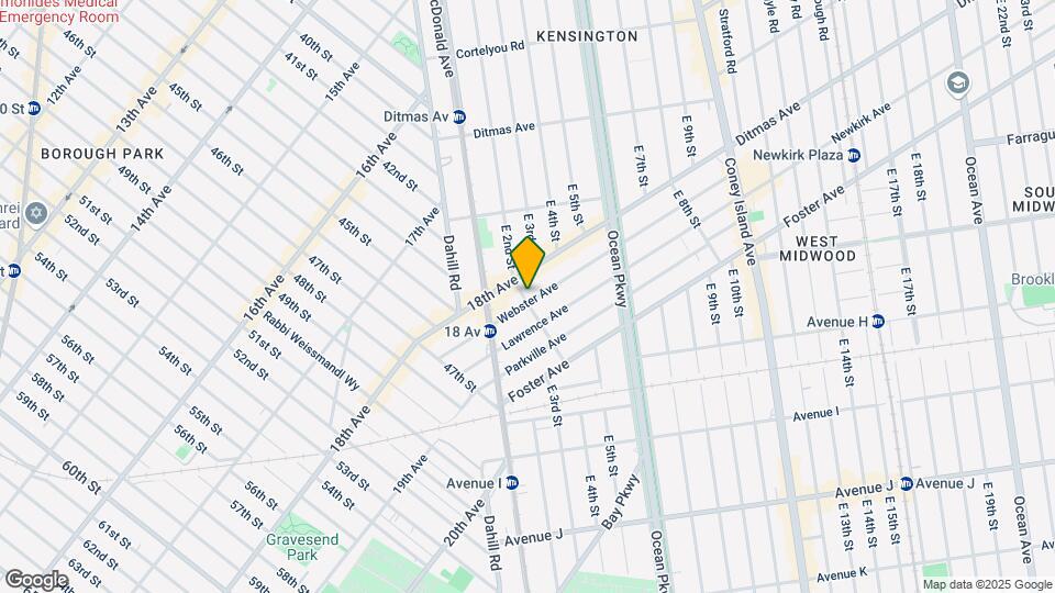 119 Webster Ave Map and Location Details